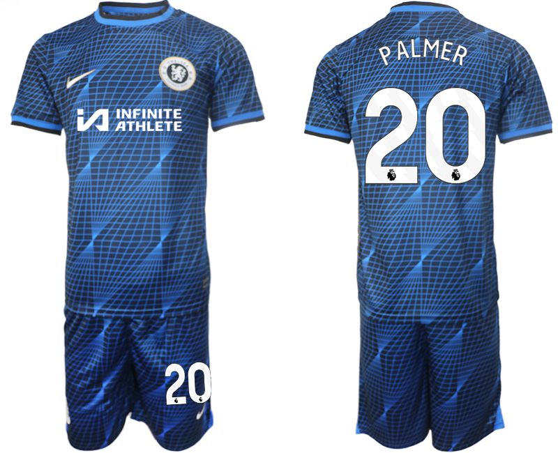 Men 2023-2024 Club Chelsea away blue #20 Soccer Jersey